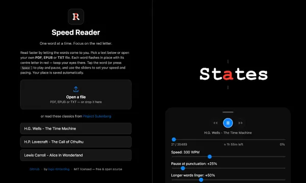 Thumbnail for 📖 Speed Reader