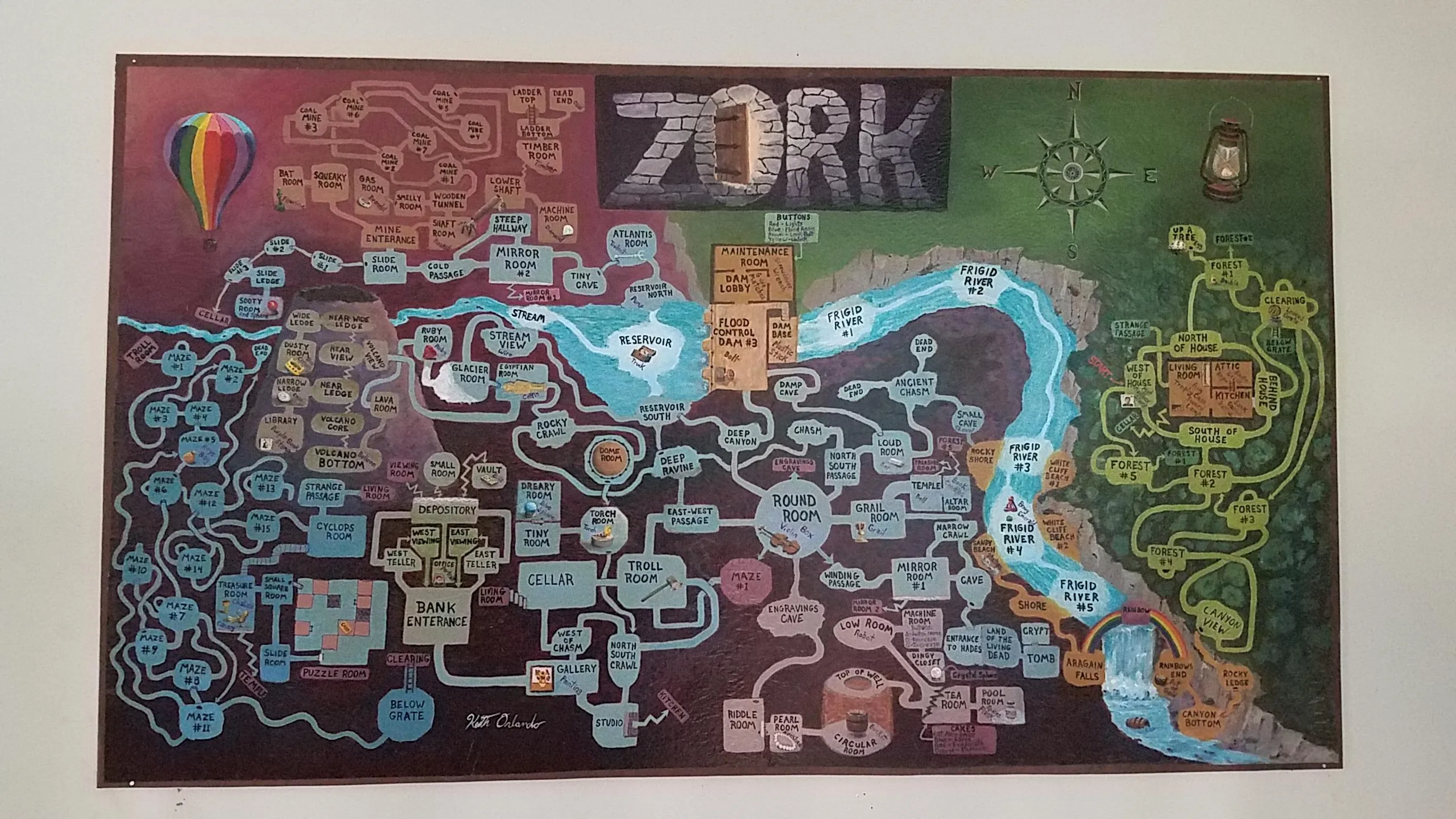 Zork Map
